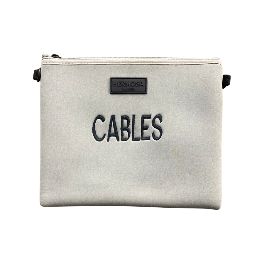 Light Grey Cables Pouch
