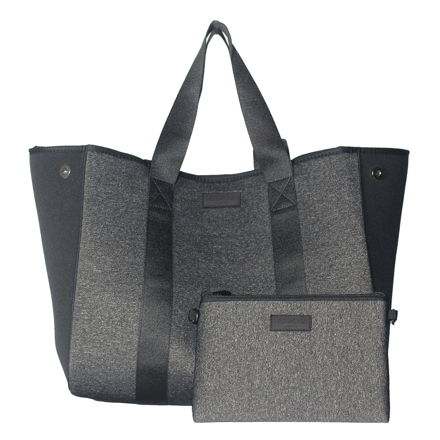 Two Tone Grey/Black Tote Bag